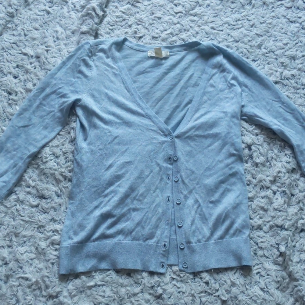 Forever 21 Pastel Blue Cardigan